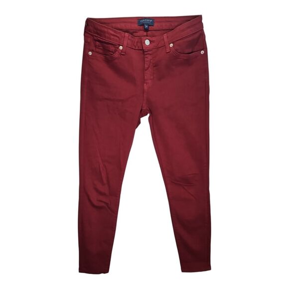 JustUSA Maroon Red Skinny Stretch JeansSize 29 - Picture 2 of 9